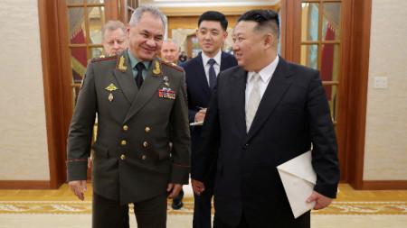 Сергей Шойгу с Ким Чен-ун, 27 юли 2023 г.