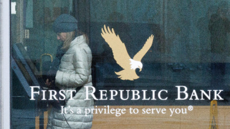 Фоайето на клон на First Republic Bank в Бостън, Масачузетс, САЩ, 17 март 2023 г.