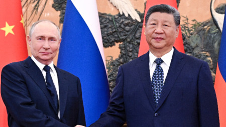 Владимир Путин и Си Цзинпин в Пекин, 2 септември 2025 г.