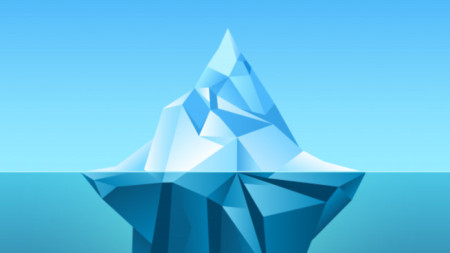 Най-популярното изображение на психиката е айсберг, при който съзнаванато едва се показва над водата
