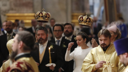 Русия днес е домакин на първата сватба на аристократи след