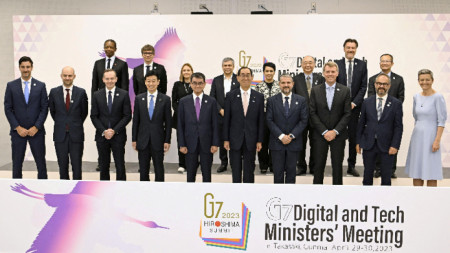 Среща на министрите по дигиталните въпроси от страните от Г-7 в японския град Такасаки.