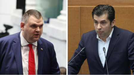 Delyan Peevski y Kiril Petkov