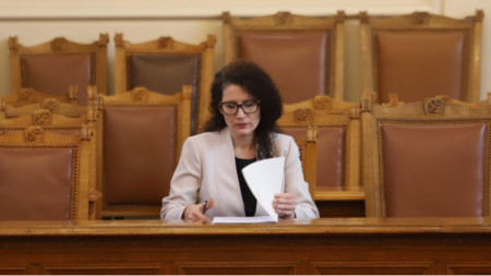 Vice PM Kalina Konstantinova apologised to Ukrainian refugees in parliament on May 2, 2022.