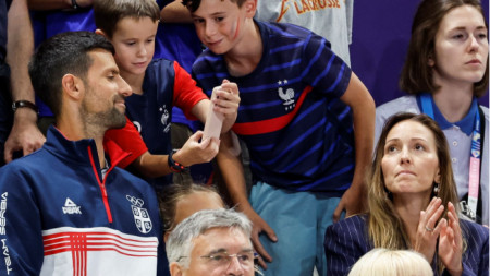 Новак и Йелена в Париж