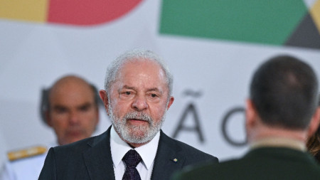 Президентът на Бразилия Луиз Инасио Лула да Силва 