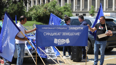 Протестно шествие на Национален синдикат Защита започна в столицата Протестът