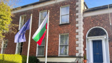 Photo: The building of the Bulgarian embassy in Dublin
