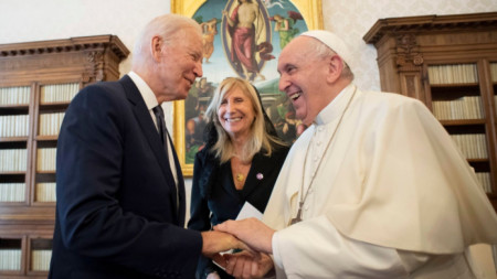 Джо Байдън и папа Франциск