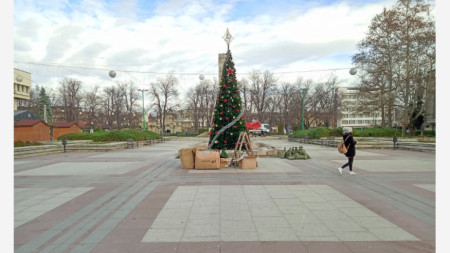 Коледната елха във Видин - 2021 