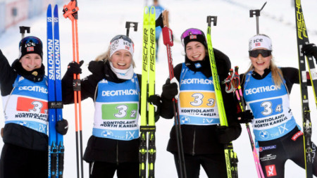 Отборът на Норвегия спечели щафетата на 4 по 6 км