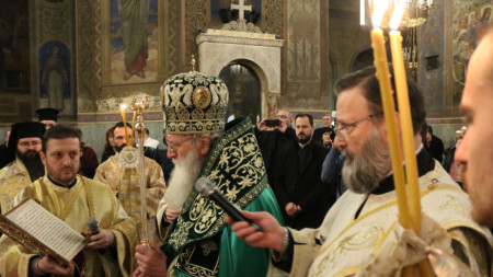 Патриарх Неофит отслужи тържествен благодарствен молебен в катедрала „Св. Александър Невски“ в София.
