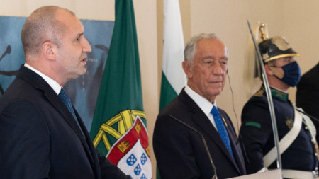 Вчера президентът Радев се срещна с португалския си колега Марсело Ребело де Соуза.