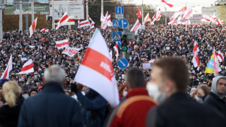 Пореден ден на протести в Минск, Беларус