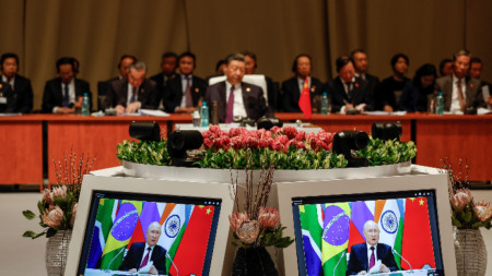 Руският президент Владимир Путин се включи във форума на BRICS в Йоханусбург чрез видеовръзка