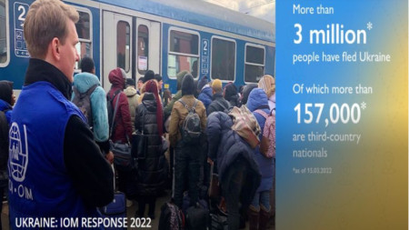 Международната организация по миграция на ООН IOM заяви във вторник