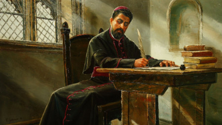 Peter Bogdan Bakshev, painted by Vasil Goranov
