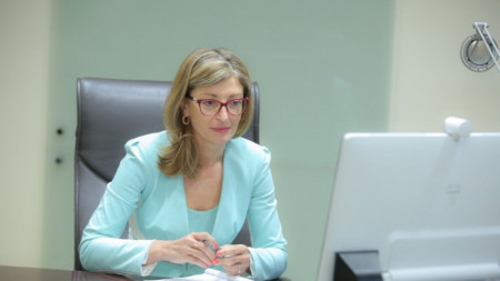 Foreign Minister Ekaterina Zaharieva