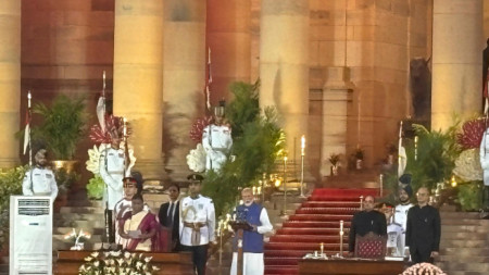 Нарендра Моди полага клетва като премиер за трети път. 
