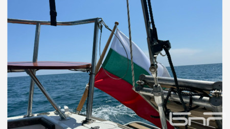 Морски изглед от яхтата на Красен Парушев.
