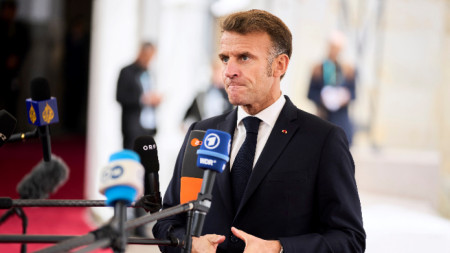 Президентът на Франция Еманюел Макрон