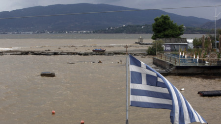 Щети от наводнение в Гърция, архив.