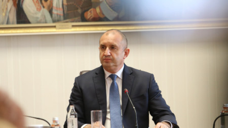 Президентът Румен Радев.