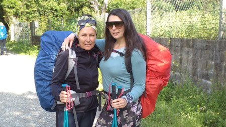 Петя Стефанова и дъщеря й Мими