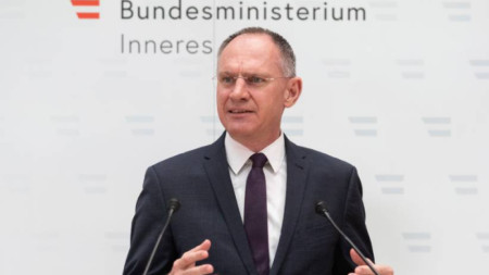 Министр внутренних дел Австрии Герхард Карнер