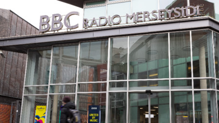 Сградата на BBC Radio Merseyside в Ливърпул, Великобритания.