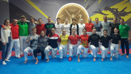 Националният отбор по карате на легар в Сърбия