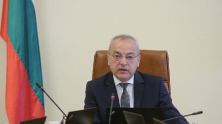 Caretaker prime minister Galab Donev