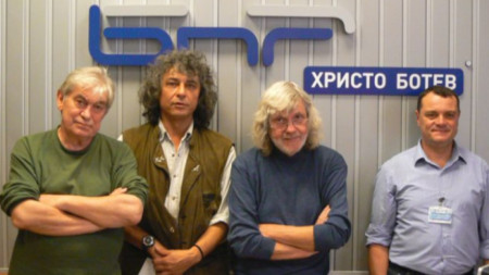 Димитър Бежански, Росен Мирчев, Любомир Методиев и Герасим Герасимов (от ляво надясно)