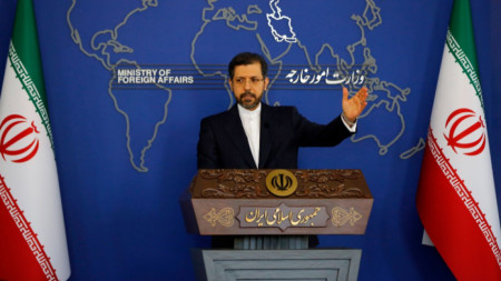 Говорителят на иранското външно министерство Саид Хатибзаде съобщи в понеделник