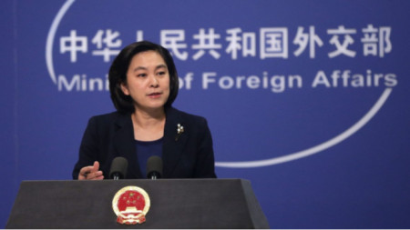 Говорителят на китайското външно министерство Хуа Чунин заяви в понеделник