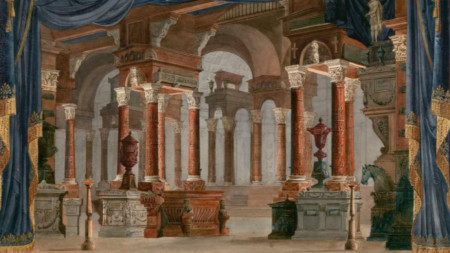 Декори от трето действие на „Обсадата на Коринт”, Париж, 1826 г.