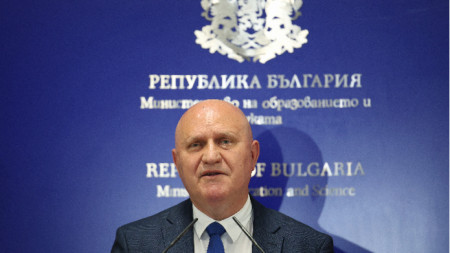 Education Minister Galin Tsokov