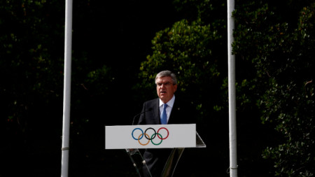 Президентът на МОК Томас Бах заяви че зимните олимпийски игри