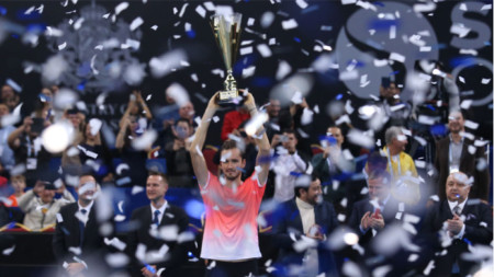 Der drittgesetzte Daniil Medvedev  triumphierte in Sofia.