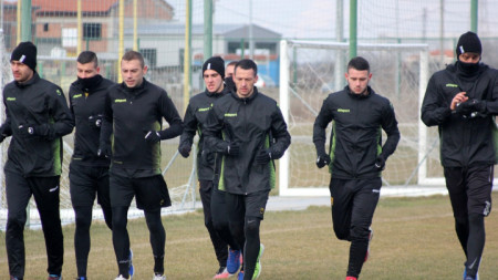 Футболистите на Ботев (Пд) се събраха за първа тренировка.