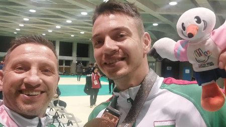 От ляво на дясно Борислав Иванов и Николай Христов,