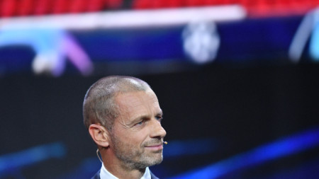 Президентът на УЕФА Александър Чеферин още веднъж потвърди изключително твърдата