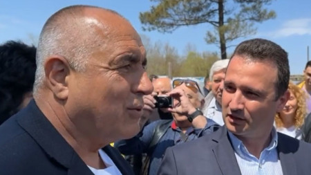 Лидерът на ГЕРБ Бойко Борисов заяви че България не е