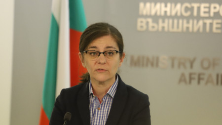 Bulgaria's outgoing Minister of Foreign Affairs Teodora Genchovska