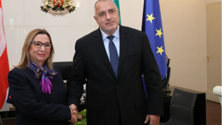 Премиерът Борисов с турския министър на търговията Рухсар Пекджан
