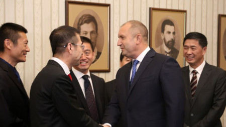 Среща на президента Румен Радев с китайски компании от инициативата 