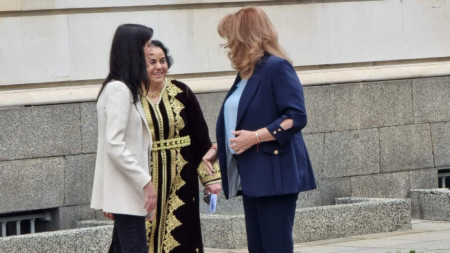 Вицепрезидентът Илияна Йотова и кандидатът за премиер на ГЕРБ-СДС Мария Габриел са гости на отбелязването на Деня на Африка в столицата