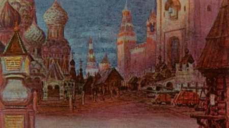 Декори от Първо действие на операта „Хованщина”, Москва, 1897 г.