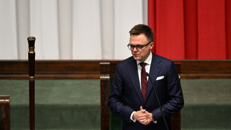 Новият председател на долната камара на полския парламент Шимон Холовня