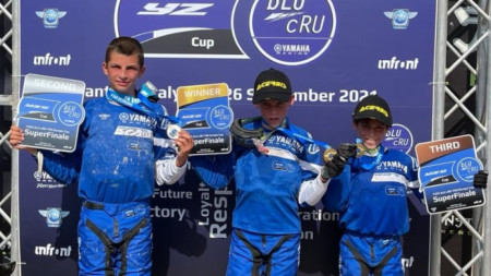 Дани Цанков спечели сребърен медал в състезанието Yamaha blu cru